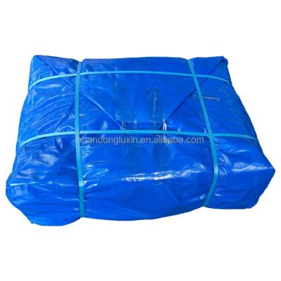 China PE Tarpaulin with Stripe Woven Pattern Waterproof and Resistant to Harsh Conditions for sale