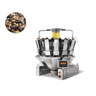 China OEM Automatic Filling Machine Saudi Arabia Date Palm Cartoning System Dried Fruit Snack Multihead Weigher for sale