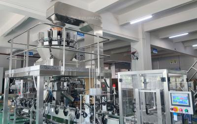 China Customization LCD Screen Granule Filling Machine Date Palm Box Packing Line for sale