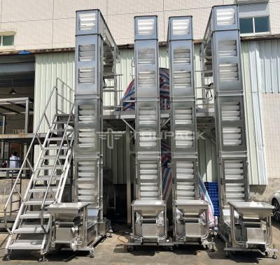 China Z Shaped Bucket Elevator Conveyor For Beans Powder Transportation for sale