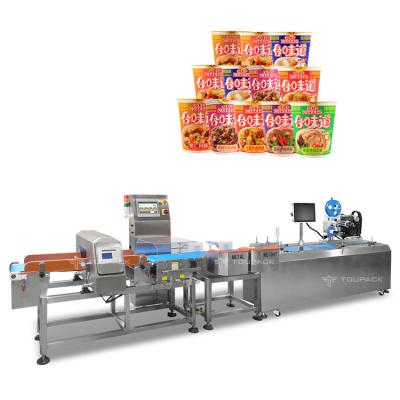 Chine 304 en acier inoxydable vérifier pesage machine combinaison pain détecteur de métaux machine de pesage à vendre