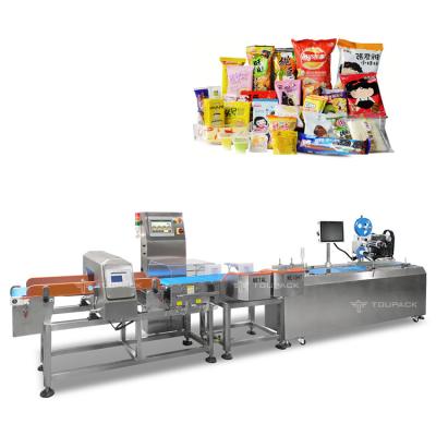 China Conveyor Belt Combo Metal Detector And Check Weigher For Food Processing  Textile Plastic Industry for sale