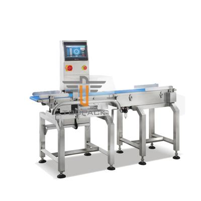 China 200 WPM Dynamic Checkweighers Weight Inspection System Belt Conveyor With Rejector For Jars for sale