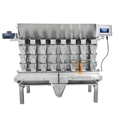 China 14 Head 1.3L Intellegent Multihead Weigher For Sticky Material for sale