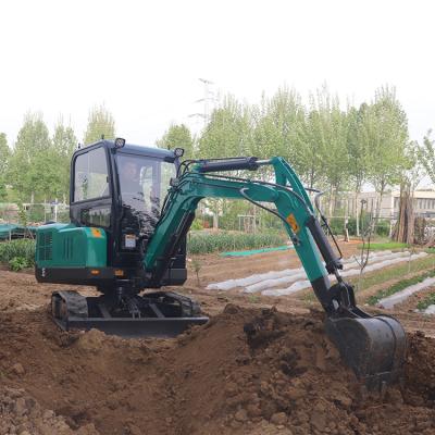 China 3,5 correa eslabonada Digger With Kubota Engine de Ton Mini Excavator Machine Hydraulic Mini en venta
