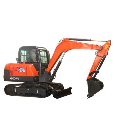 China 4 Cylinder Water Cooling 6 Ton Mini Excavator Customized Color for sale