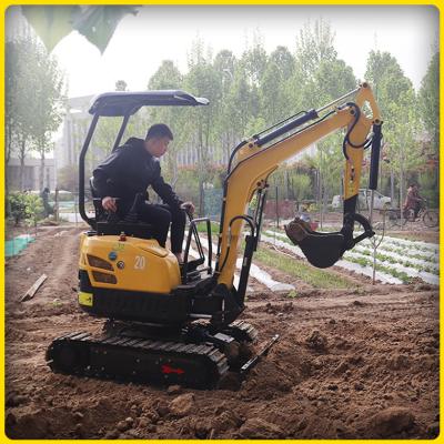Chine Construction Mini Digger de Mini Crawler Excavator 2T 3.5-4.5km/h de pilote à vendre