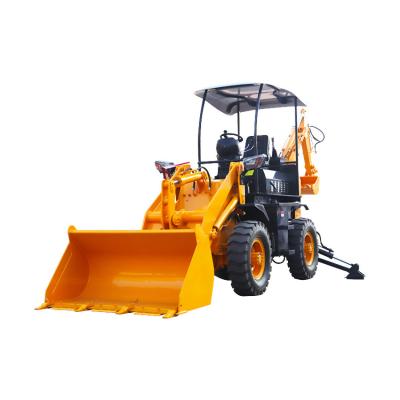 China 4x4 Mini Tractor Loader Backhoe Eight Leg Hydraulic Pilot for sale