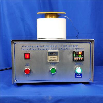 中国 プラグ ピンの絶縁の袖の異常な熱へのテストの抵抗のための器具、IEC 60884-1の試験装置 販売のため