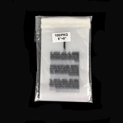 China La bolsa de plástico auta-adhesivo del logotipo OPP de la impresión con la advertencia de la asfixia en venta