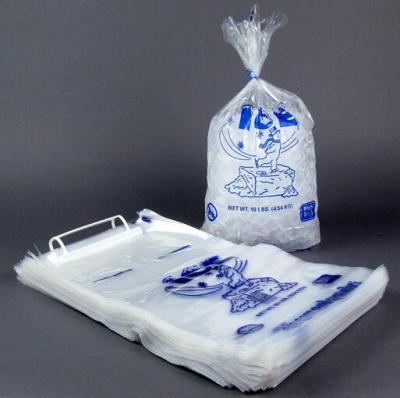 China LDPE Reusable Ice Bags for sale