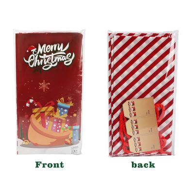 China Extra Large Santa Claus CMYK Custom Plastic Gift Bags For Toys Wrapping for sale