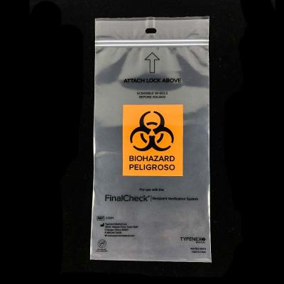 China Ziplock Sealing Lab Pathology Biohazard Specimen Bag Medical Packing for sale