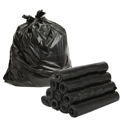 China Compactor 55Gallon Recyclable Trash Bags Super Big Black Plastic Bags for sale
