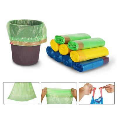 China LDPE HDPE Recyclable Garbage Bags Compostable Trash Can Liner for sale