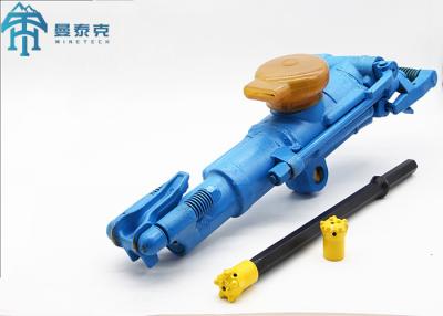 China 26.5 Kg Rock Drill Tools Blue Red Air Legs Drilling Hole 26-48mm Model YT29A YT27 YT28 à venda