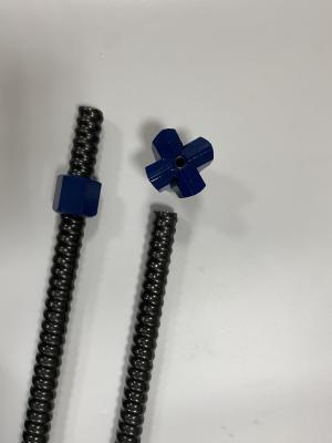 China Self Drilling Anchor System Full Threaded R25n Hollow Anchor bar Anchor Bolt R25 Anchor Rods Full Thread Rebar Bolt for Coal for sale