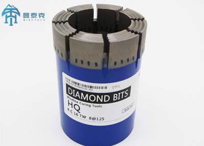 China Hard Rock Mining Core Drilling Tools NQ HQ PQ Diamond Core Drill Bits for sale