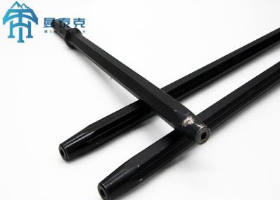China Hexagonal Drill Extension Rod , H22 11 Degree Rock Drill Rod Steel MTH for sale