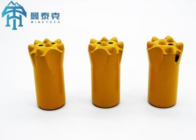 China Tungsten Carbide 12 Degree Rock Drilling Tools 36mm Hard Stone Drilling Bits en venta