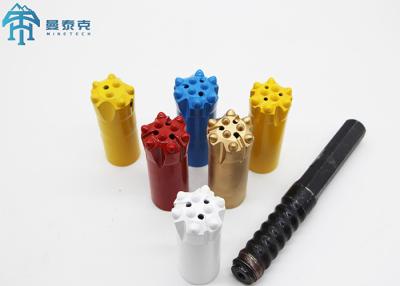 Chine Uni Face Thread Button Bit For Mining With T51 Threaded à vendre