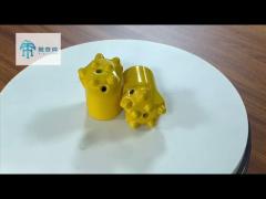 Perforazione di roccia Taper Button Bit Taper Broca 11° 7 Studs per l‘estrazione