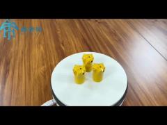 황색 탄소 강철 톱니 버튼 비트 작은 구멍 폭발 도구