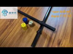 H22 H25 Taper Drill Rod 7 11 12 grado per la perforazione nella roccia dura