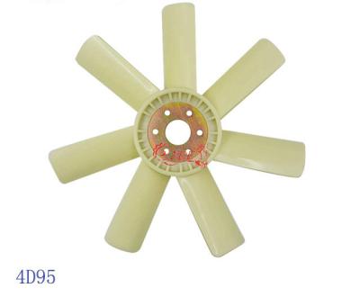 China 7 blade 6 holes Excavator PC60-5 fan for diesel engine 4D95 cooling Fan for sale