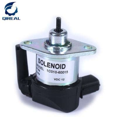 China Excavator Engine parts Fuel Stop Solenoid JS200 Flameout solenoid 1C010-60015 for sale