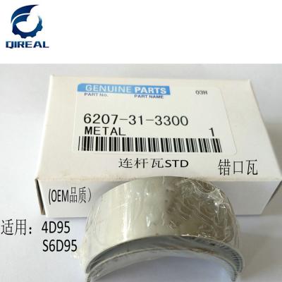 China Excavator Spare Part 4D95 6D95 Engines Rod Bearing STD 6207-31-3300 for sale