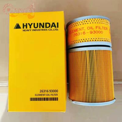 China 26316-93000 Modern Excavator Filters For Mitsubishi Engine Diesel Filter for sale