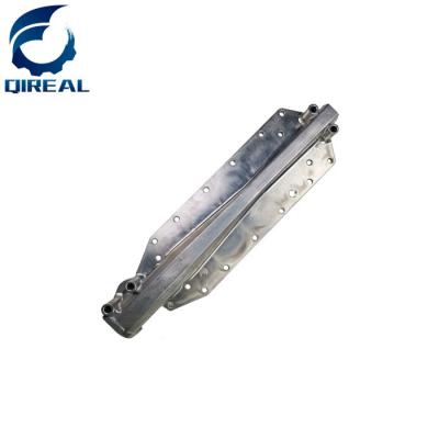 China Excavator 6D125 Engine PC300-3 Oil Cooler Cover Assy For 6150-61-2123 6136-61-2113 Oil Cooler Radiator Core Cast Iron for sale