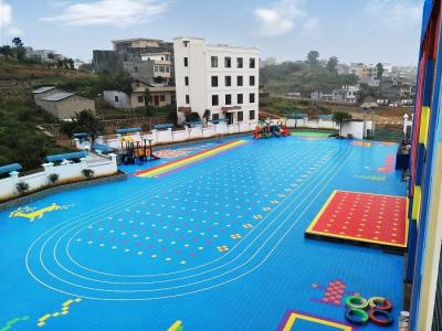China Exquisite Appearance Antimicrobial Modular Sports Flooring For Kindergarten for sale