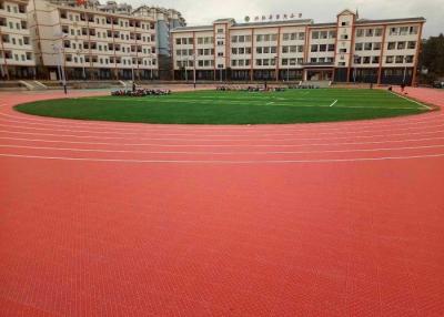 China Durable Removable Indoor Track Flooring , Anti Cracking Commercial Flooring for sale