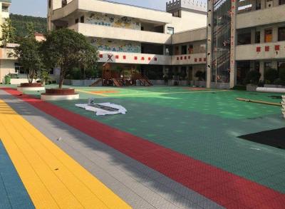 China Anti Corrosion Outdoor Sports Flooring Reducing Injury And Fatigue Long Life for sale