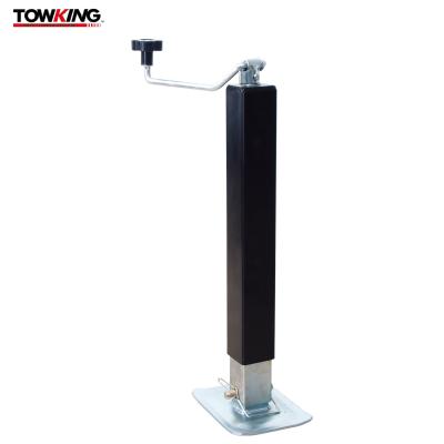 China Topwind RV Camper Heavy Duty Trailer Jack With Square Footplate for sale