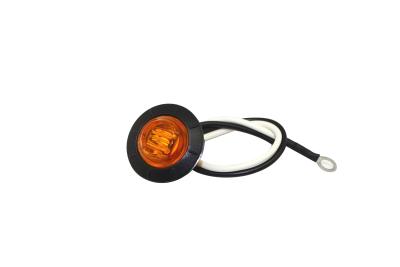 China 12V 3/4'' Round LED Trailer Marker Lights With Grommet for sale
