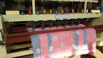 中国 織物の寝袋はキルトにする機械多頭部キルトにする機械をコンピュータ化した 販売のため