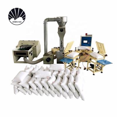 China ISO9001 Pillow Filling Machine Upholstery Foam Sofa Polyester Fiber Cushion Filler Machine for sale