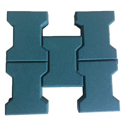 China Horse Stable Easy Installation Interlocking Rubber Tile Rubber Dog Bone Paver Tile for sale