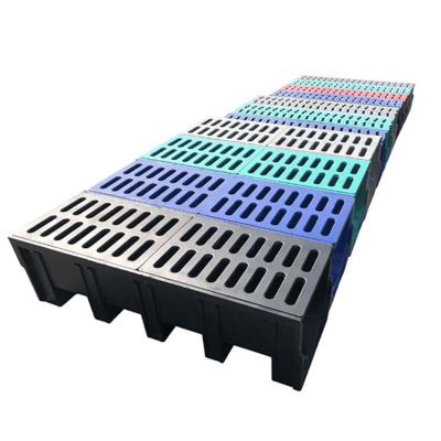 China Anti-Slip 600mm Manhole Rubber Cover mats With High Quality Sidewalk Drain Grate for sale