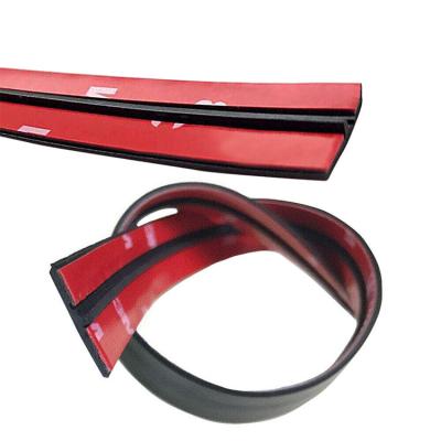 China Rubber Accessories Automotive Lamps Rubber Parts 3m Rubber Adhesive Sealing Strip For Car for sale