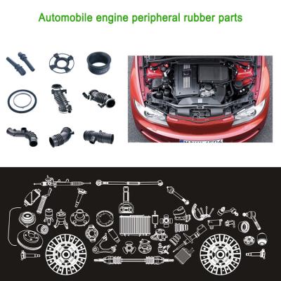 China Rubber Accessories Automotive Engine Rubber Parts Car Around Engine Black Rubber Parts for sale