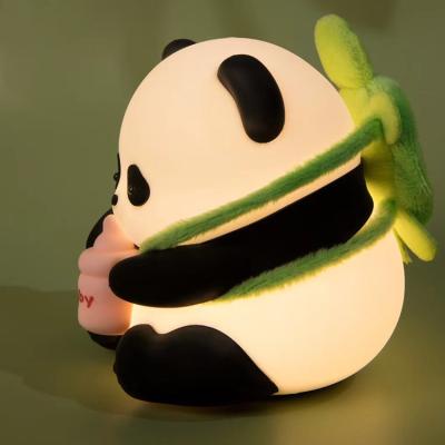 China Cute Panda Night Light, Led Squishy Novelty Animal Night Lamp, 3 Level Dimmable Nursery Nightlight for sale