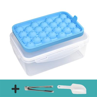 China Ice Cube Tray Easy-Release Ice Cube Trays For Freezer, Diy Homemade Round Ice Cubes For Whiskey, Cocktails, Coffee for sale