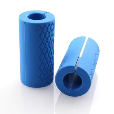 China Silicone Rubber Barbell Grips For Weight Lifting Cable Attachments & Fitness Training for sale
