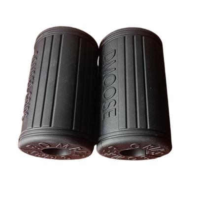 China Custom Thick Bar Grips Anti-Slip Rubber Bar Grips For Weight Lifting Biceps Forearms Muscle Strength for sale