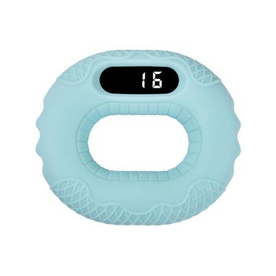 China Smart Silicone Grip Ring Counting Games Finger Grip Hand Grip Strengthener With LED Counter Display Grip for sale