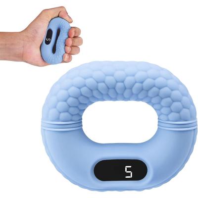 China Professional Hand Grip Strengthener Trainer Finger Gripper Soft Foam For Gym Muscle Strengthening Training Tool for sale